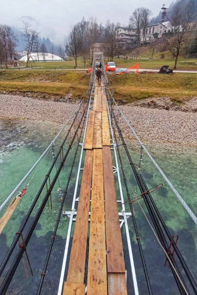 Obnova visečega mostu